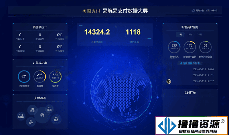 全新重构聚支付支付源码 无授权 支持后台更新 代码未加密|不死鸟资源网