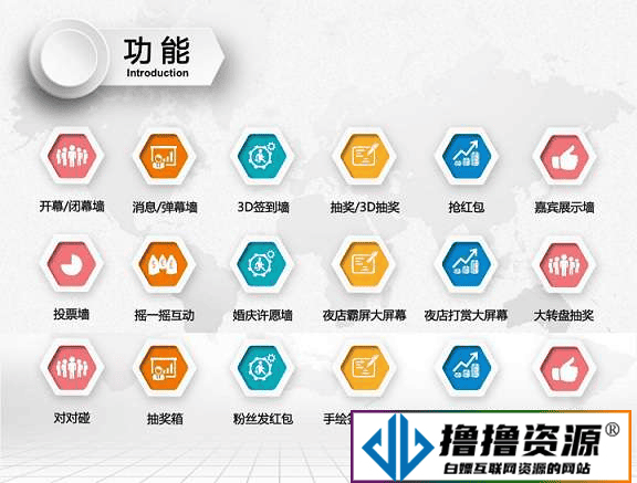 全开源微信现场大屏幕小程序源码V1.7.6，功能强大易用|不死鸟资源网