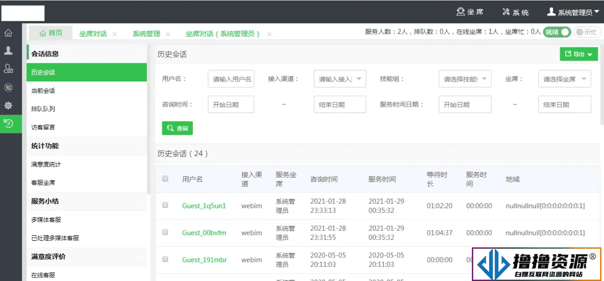 Java 开发在线客服系统｜企业网站官网客服系统｜网页聊天咨询客服