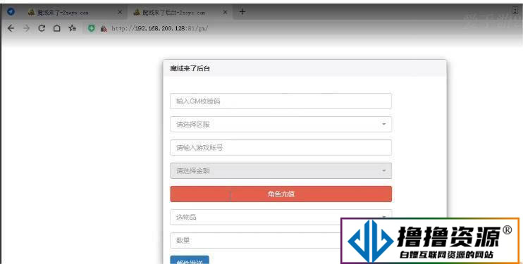 [页游] 某宝买的【魔域来了H5】镜像一键端+GM工具+外网