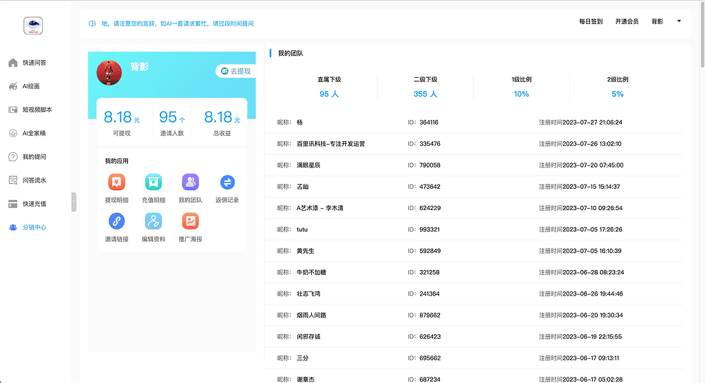 图片[6]|chatgpt ai问答+AI绘画+企业知识库+视频去水印分销源码|不死鸟资源网