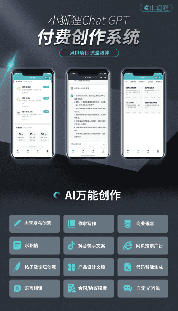 小狐狸ai3.1.2版本源码无授权版本|不死鸟资源网