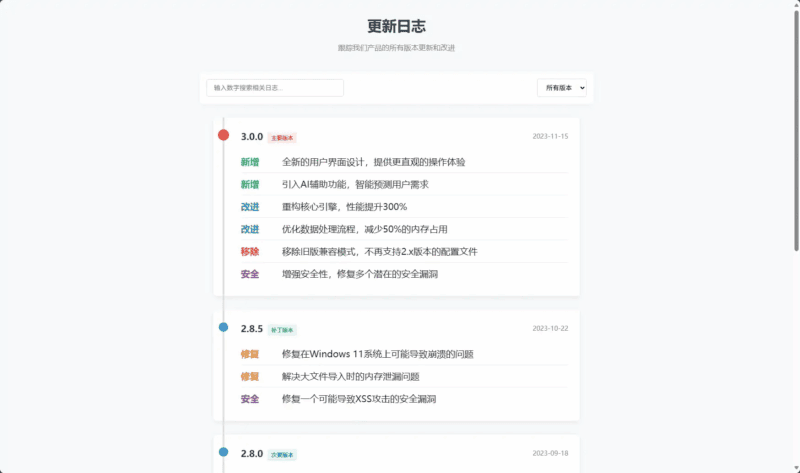 更新日志 html|不死鸟资源网